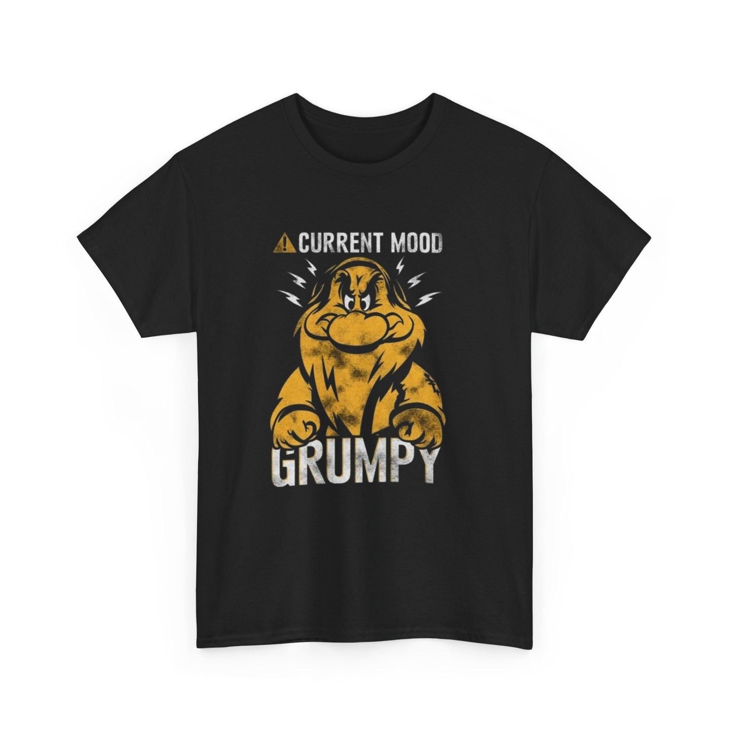 Funny Current Mood Grumpy Unisex T-Shirt, Sarcastic Graphic Tee, Moody Cotton Shirt, Grump Gift, Bad Attitude Top