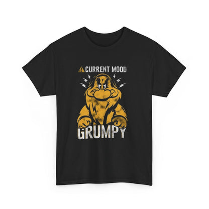 Funny Current Mood Grumpy Unisex T-Shirt, Sarcastic Graphic Tee, Moody Cotton Shirt, Grump Gift, Bad Attitude Top