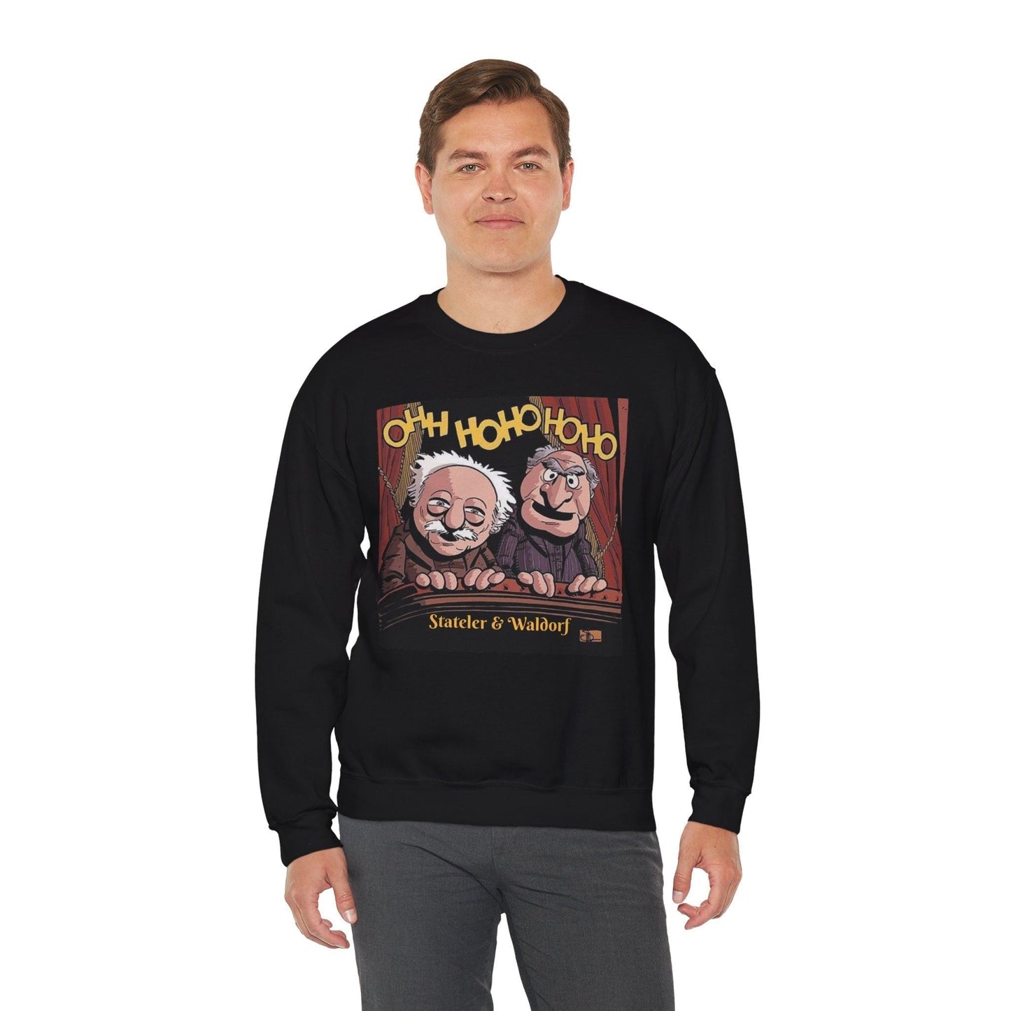 Statler and Waldorf Sweatshirt, Muppets Fan Gift, Comedy Duo Sweatshirt , Funny Cartoon Characters Top, Vintage TV Show Apparel