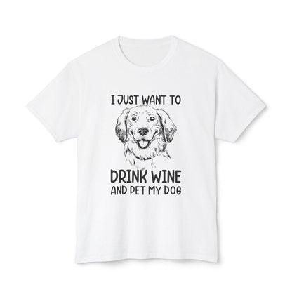 Wine and Dog Lover T-shirt