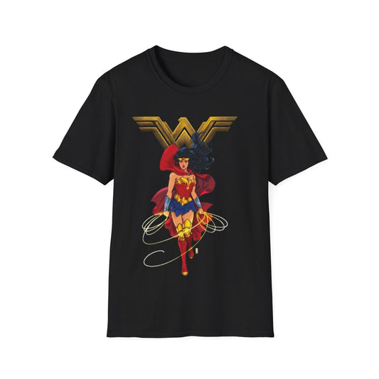 Wonder Woman Graphic Tee, Superhero T-Shirt, Comic Book Fan Gift, Justice League Shirt, DC Comics Apparel, Female Power Top