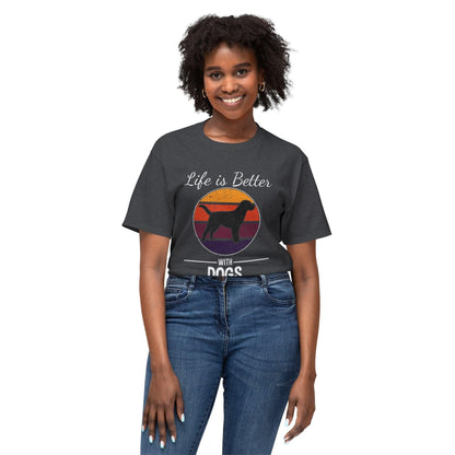 Dog Lover T-shirt - Life is Better with Dogs