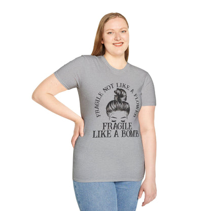 Empowering Quote T-Shirt, Feminist Tee, Gift for Her, Softstyle Graphic Top, Casual Wear, Birthday Present