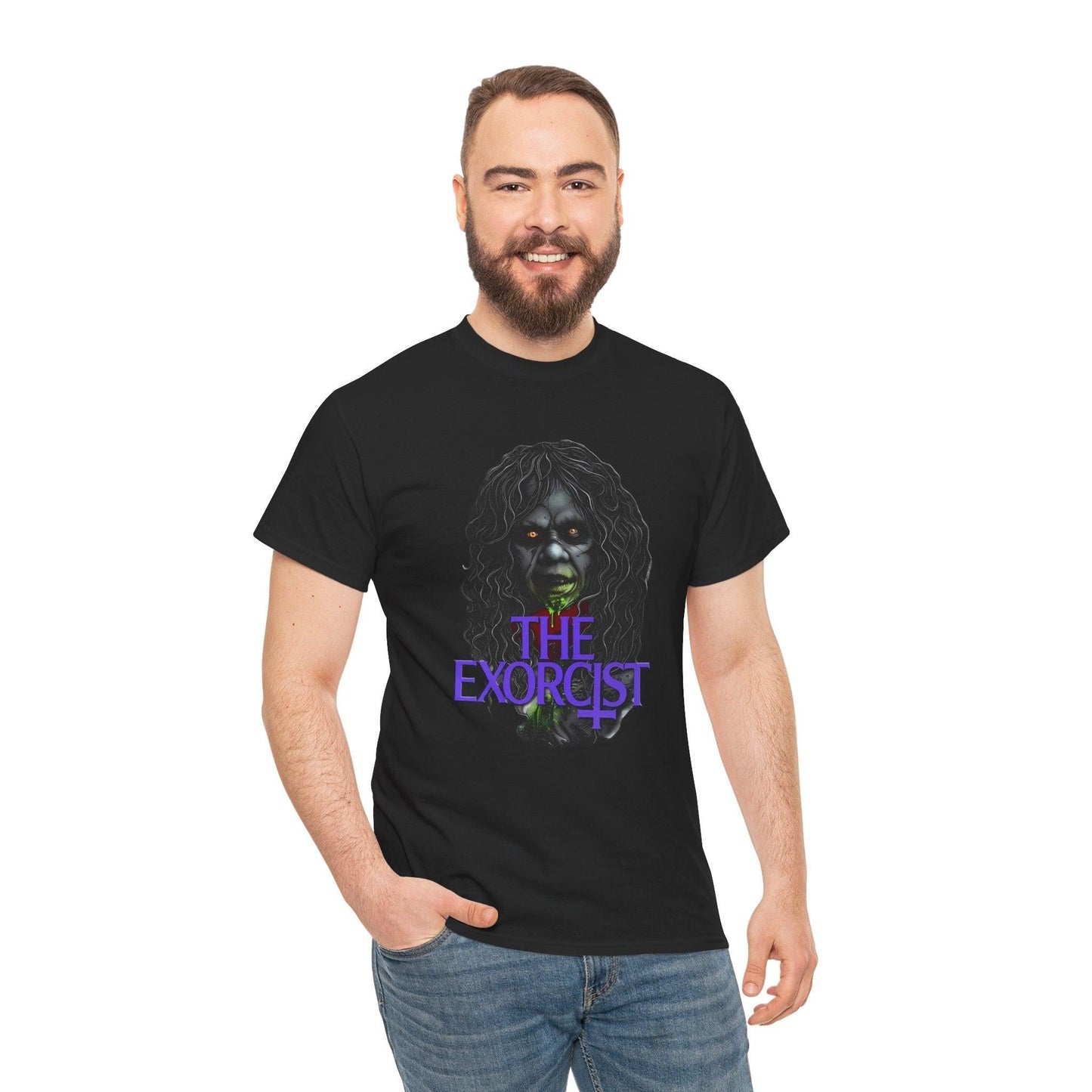The Exorcist T-Shirt, Horror Movie Fan Shirt, Scary Film Tee, Halloween Graphic Top, Occult Fashion Apparel